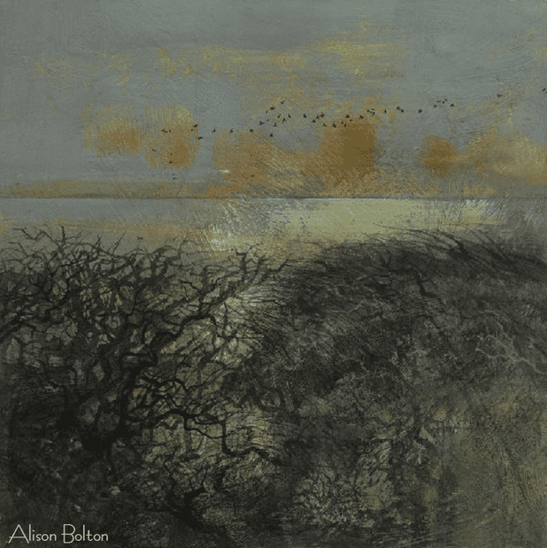 Landschafts-Gemälde von Alison Bolton, New Forest