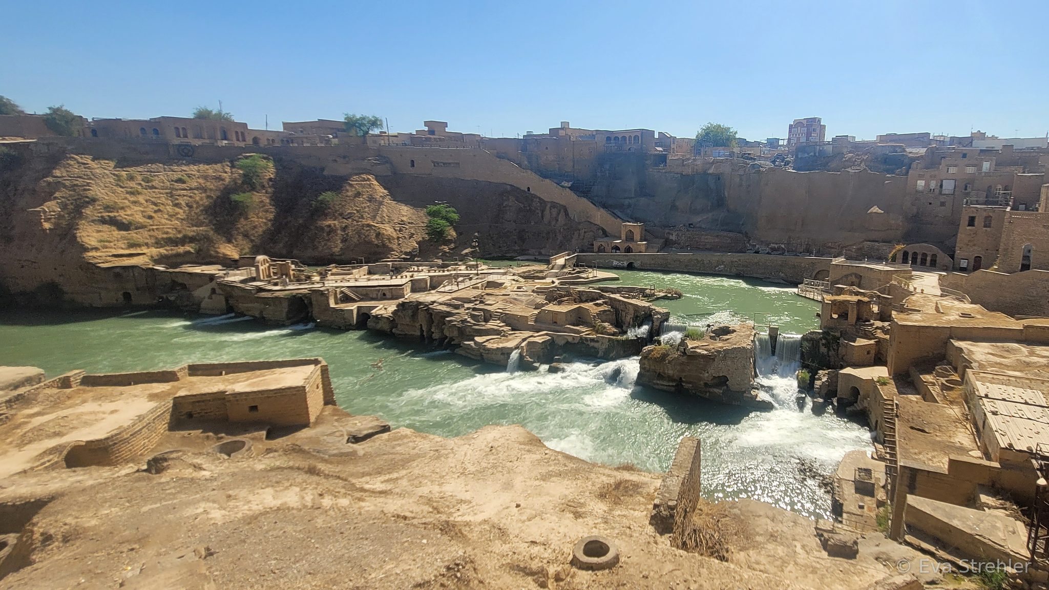 Historische Wasserfälle und Kanäle von Shushtar